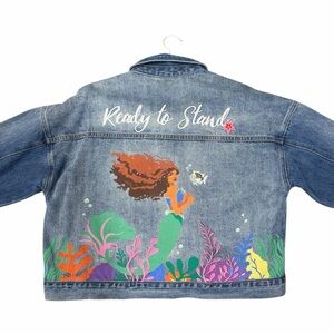 Disney Little Mermaid Denim Jacket NWT – Ariel “Ready to Stand” – Size L